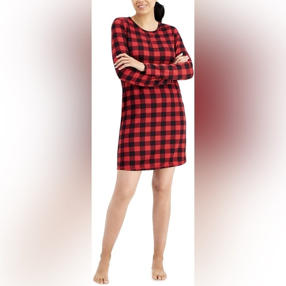 LET’S GET COZY | Buffalo Plaid Nightgown